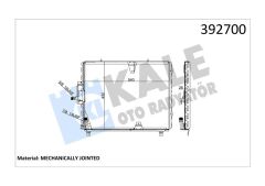 KLIMA RADYATORU MERCEDES W124 S124 C124-KALE 392700-A1248301070