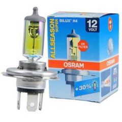 AMPUL 12V H4 60/55W 43T TIRNAKLI KOLORMATİK-ALLSEASON SUP.SERİ 30 FAZLA TÜM HAVA KOŞULLARI İÇİN-OSRAM 64193ALS-002575100000