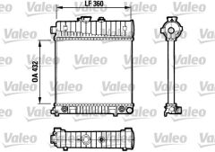 MOTOR SU RADYATORU MERCEDES M111 W202 S202 W210 S210 KLIMASIZ-VALEO 731804-A2025006103