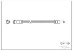FREN HORTUMU ON MERCEDES W202 S202 W203 S203 CL203 C208 C209 W204 W210 S210 C207 R171 R172-CORTECO 19025905-A2044280435