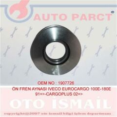 ÖN FREN AYNASI IVECO EUROCARGO 100E-180E 91 CARGOPLUS 02 322x30x8DLxHAVALI-AUTO FD60206-1907726-1907526-1907527-1907530