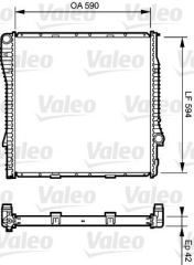 MOTOR SU RADYATORU BMW M62 N62 M57N E53 03 06-VALEO 734894-17101439101