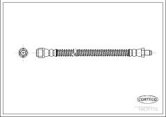 FREN HORTUMU ARKA MERCEDES S-CLASS W220 98 05-CORTECO 19031170-A2204200148