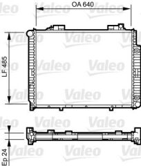 MOTOR SU RADYATORU MERCEDES E-CLASS W210 S210-VALEO 735231-A2105006503