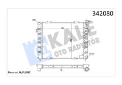 RADYATÖR JEEP GRAND JEEP CHEROKEE AL-PL-BRZ-KALE 342080-4734104-52006644-52079598