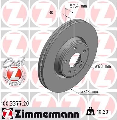 FREN DİSKİ ÖN AUDI A4-A5 2015 0986479E49-DF6950S-ZIMMERMANN-80A615301E-8W0615301AA-8W0615301H
