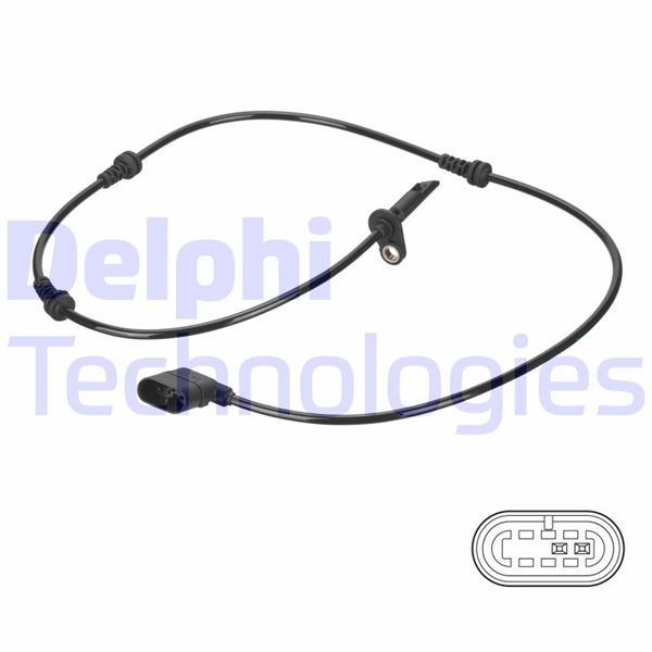 ABS SENSORU ON SOL MERCEDES C-CLASS W205 S205 C205 A205-DELPHI SS20830-A2059058103
