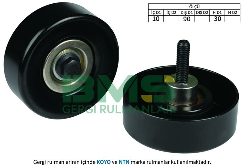 ALTERNATÖR GERGİ RULMANI FIESTA 1.8DI 00- -FOCUS 1.8TDCI-1.8DI-1.8TDDI 98-04 -TOURNEO CONNECT 1.8D-BMS 137P-98FF19A216BB-98FF19A216BD-1118677