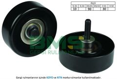 ALTERNATÖR GERGİ RULMANI FIESTA 1.8DI 00- -FOCUS 1.8TDCI-1.8DI-1.8TDDI 98-04 -TOURNEO CONNECT 1.8D-BMS 137P-98FF19A216BB-98FF19A216BD-1118677