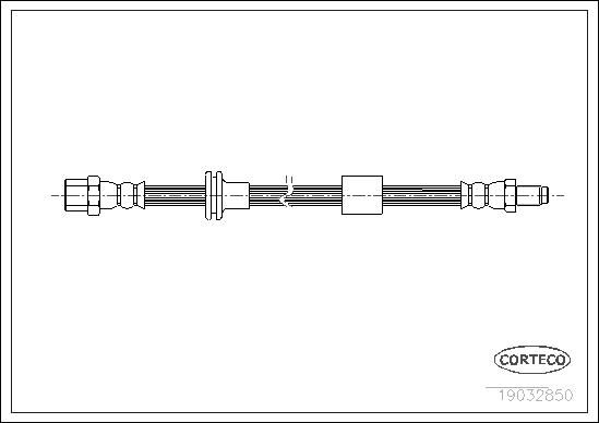 FREN HORTUMU ON MERCEDES S-CLASS W140 91 99-CORTECO 19032850-A1404200048
