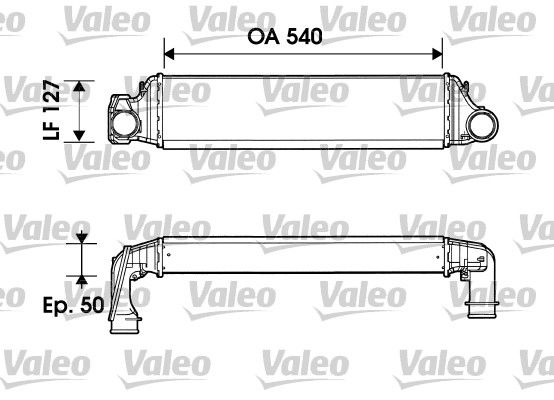 TURBO RADYATORU BMW E46 M47 M57 99 03-VALEO 817874-17512246795