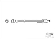 FREN HORTUMU ARKA MERCEDES VITO W639 03-CORTECO 19035288-A6394280935