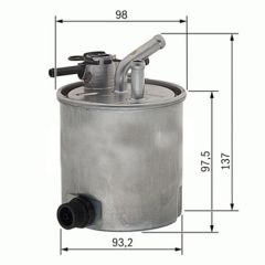 YAKIT FİLTRESİ RVI MAXİTY WK939/15 x-SARDES SF295-5001869788