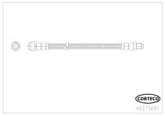 FREN HORTUMU ON MERCEDES W212 S212 X218 C218-CORTECO 49373681-A2124280035
