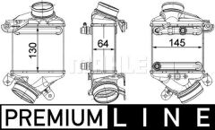TURBO RADYATORU BMW F10 F01 F15 E70 E71 F11 F12 F13 PREMIUM LINE-MAHLE CI187000P-17517575404 13717575406