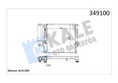 MOTOR SU RADYATORU BMW M40 E30 M50 M52 E36 OTOMATIK SANZ.-KALE 349100-17111723528-17111719136
