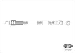 FREN HORTUMU ON MERCEDES W205 S205 C205 W213 S213 C238 A238-CORTECO 49416134-A2054200248