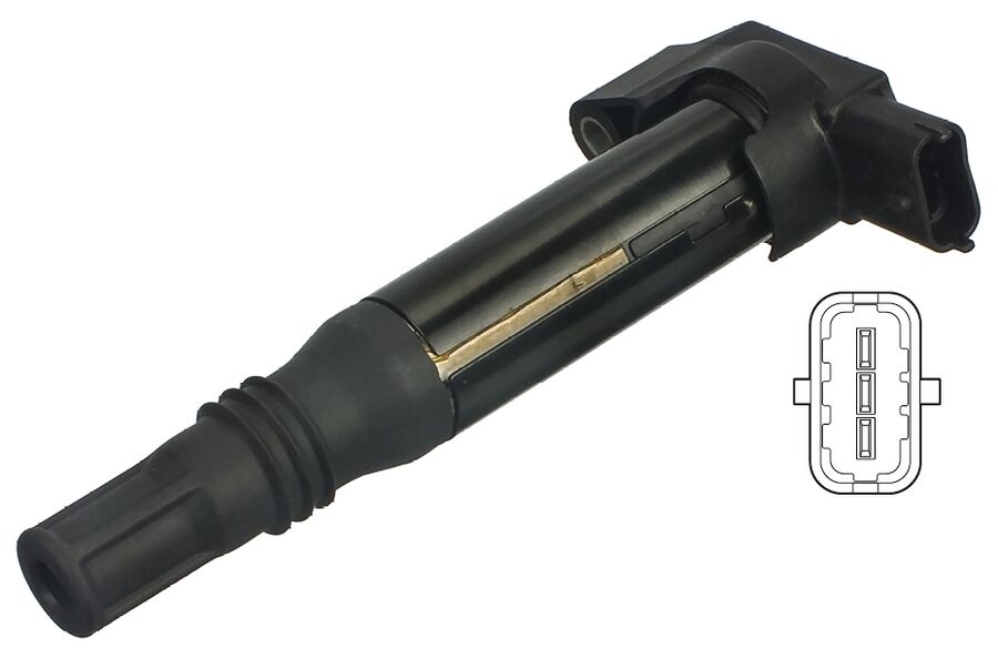 ATEŞLEME BOBİNİ CORSA F-CROSSLAND-C3-C4-C-ELYSEE-108-208-301-308-2008-DS3 1.2 VTI B12XE-D12XE-F12XE-DELPHI GN10583-12B1-9671214580-3639500