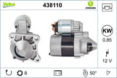 MARŞ MOTORU CLIO II 1.4 16V/KNG-MGN-LGN II 1.6 16V K4M/K7M-VALEO 438110-8200049826