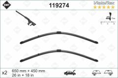 SILECEK SUPURGESI SWF RUZGARLIKLI FLAT 650mm-450mm BMW F10 F01 F07-VALEO 119274-61612147361-61612147365-61612163749