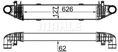 TURBOSARJ RADYATORU MERCEDES W204 S204 W212-MAHLE CI359000S-A2045000500