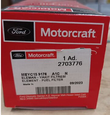 YAKIT FİLTRESİ FORD TRANSİT 2.0 TD-CI 92 KW/125 HP 05/02-10/04 - 2.4 TD-CI 101 KEW/137 HP-FORD--YC159176AA-YC159176A2C-2C119176BA