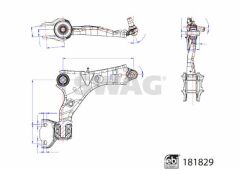 SALINCAK ON SAG ALT DISCOVERY SPORT L550 RANGE ROVER EVOQUE L538-SWAG 33108433-LR060046-LR096363-LR110277-J9C13931