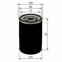 YAĞ FİLTRESİ HILUX YM. WP914/80 x-SARDES SO962-9091503003