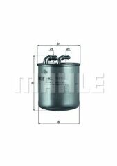 YAKIT FILTRESI MERCEDES OM646 W203 W204 C219 W211 W221 W639 B906-MAHLE KL313-A6460920501