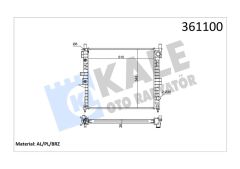 MOTOR SU RADYATORU MERCEDES ML-CLASS W163 98 05-KALE 361100-A1635000103