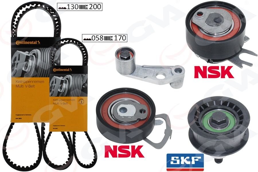 TRİGER SETİ 130x20 POLO-CORDOBA-GOLF4-FABIA-BORA 1.4-1.6 16V BCB-BBY-BUD-BBZ-BKY-AHW-AJV-AZD-CGGB-GVA-036198119A-036198119C-036198119E