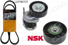 ALTERNATÖR GERGİ KİTİ AMAROK- TRANSPORTER T6 CAAA-CAAB-CCHA-CFCA-CAAD 2.0TDI 10-15 6PK1555-GVA 59A7210-044903137G-038903315T-03G145276