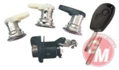 KAPI KİLİTİ FİŞEK TK 4 lü SET KUMANDALI ANAHTAR İLE RENAULT D.LOGAN 2007--GUA 41631-6001546809