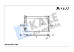 RADYATÖR VOLVO S60 01 10 S80 98-06 V70 00 07 XC70 00 07-KALE 367200-8602539-31319062-36000488-31319056