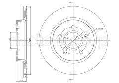 ARKA FREN DISK AYNASI FOCUS III 11 17 271x11x63.5x41x5DL-CIFAM 8001242C-BV612A315BA-1704765