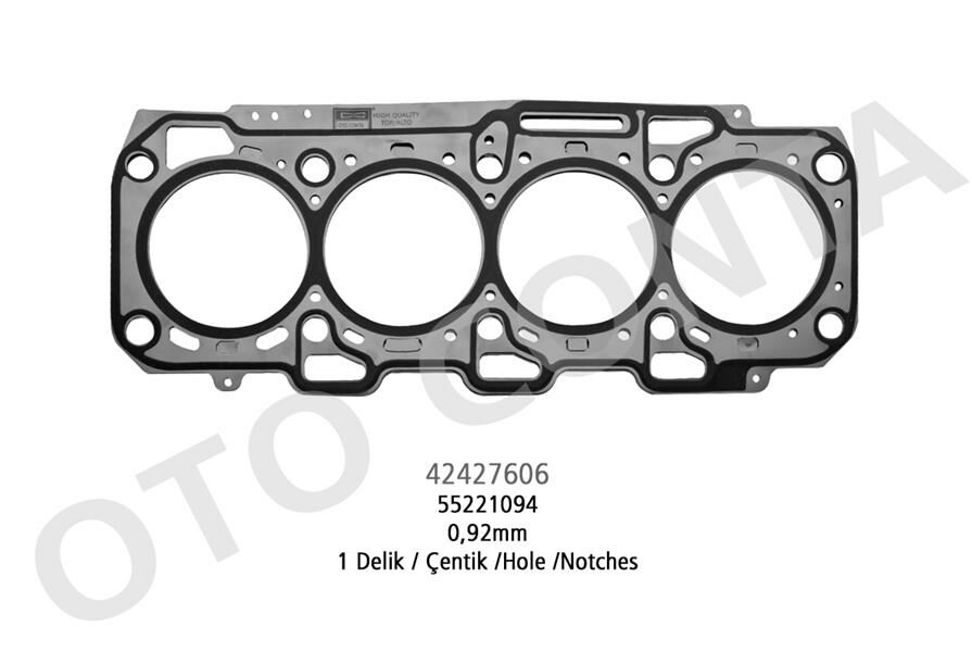 SKC MLS 1 DELİK 0.92mm DOBLO-LINEA-BRAVO II 1.6 DMTJ 16V 198 A2.000-263 A3.000-OTOCONTA 42427606-55221094