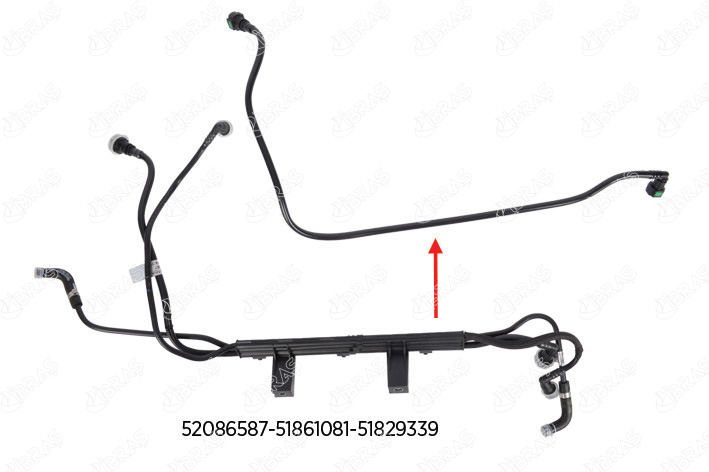 YAKIT BORUSU BRAKET HARİÇ EURO 5 DOBLO 1.3 D Multijet 10-IBRAS 14723-51829339-51861081-52086587