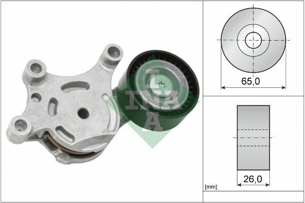 ALTERNATÖR GERGİ RULMANI KÜTÜKLÜ P206 1.6HDI 04 P307 1.4HDI 01-05 1.6HDI 05-09 P1007 1.4HDI-INA-5751.H6-5751.F9-1229540-4M5Q6A228BB