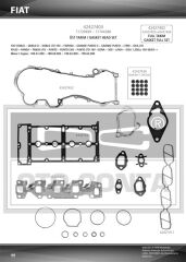 ÜST TAKIM CONTASI SKC SİZ SUBAP LASTİKLİ DOBLO-ALBEA-PALIO-CORSA C-COMBO C-TIGRA 1.3 MTJ 16V-OTOCONTA 42427403-1606245-1606458-71729499