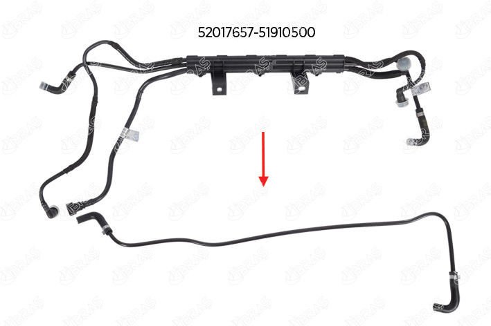 YAKIT BORUSU BRAKET HARİÇ EURO 5 DOBLO 1.3 D Multijet 13-IBRAS 14725-51910500-52017657