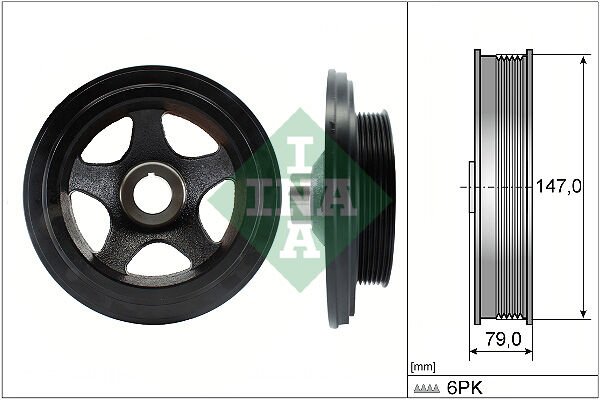 KRANK KASNAGI MERCEDES OM611 OM646 W202 W203 CL203 C209 W204 W210 W211 W638 W639 B901 B906-INA 544014210-A6460300903