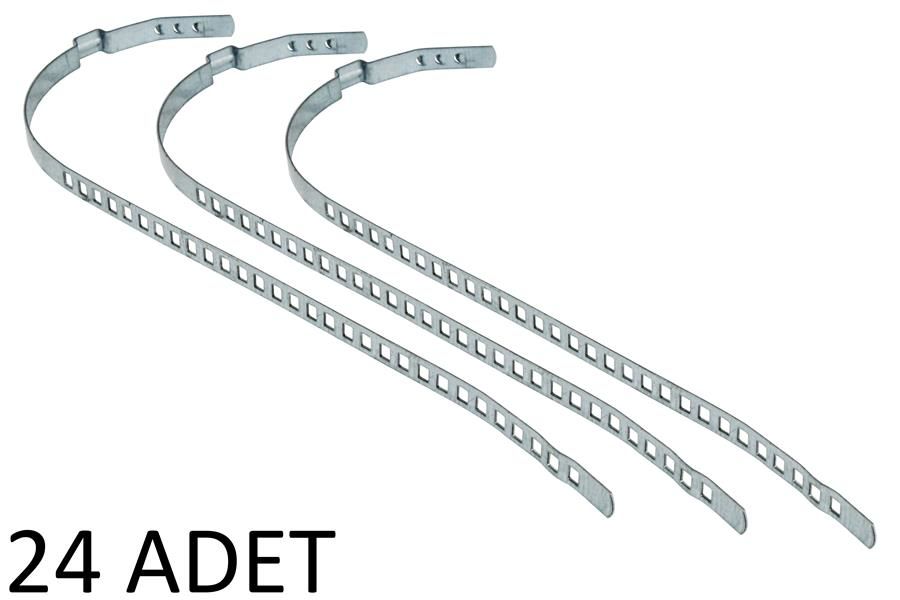 AKS KÖRÜK KELEPÇESİ UNİVERSAL 7mm KISA PKT 24 LÜK PASLANMAZ GALVENİZLİ SAÇ-AFT AK799111