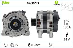 ALTERNATOR 180 A 14 V DEFENDER L663 RANGE ROVER EVOQUE L551 L538 R.R VELAR L560 JAGUAR E-PACE X540 F-PACE X761 XE X760 XF II X260 XF SPORTBRAKE X260-VALEO 443413-LR079255-T2H18582-LR095232