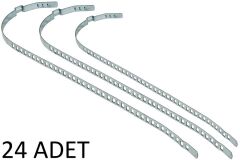 AKS KÖRÜK KELEPÇESİ UNİVERSAL 9mm UZUN PKT 24 LÜK PASLANMAZ GALVENİZLİ SAÇ-AFT AK799112