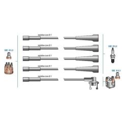 BUJİ KABLO TK R11 TX 88-FLASH 1.7 88-92 -R21 1.7 F2N-DODUCO 7723-7700742835-7700749517
