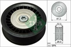 KAYIS GERGI RULMANI MERCEDES W176 W246 W415 C117 X117 X156 . RENAULT CLIO KANGOO MEGANE SCENIC TWINGO KLIMASIZ-INA 532067810-A6072000270-8200663046
