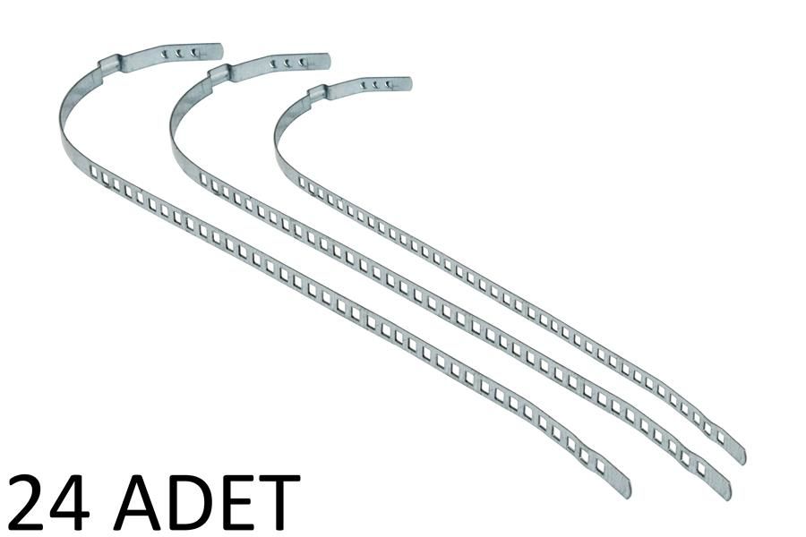 AKS KÖRÜK KELEPÇESİ UNİVERSAL 9mm KISA PKT 24 LÜK PASLANMAZ GALVENİZLİ SAÇ-AFT AK799113