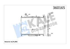 MOTOR SU RADYATORU 306DT RANGE ROVER SPORT I L320 09 13 DISCOVERY 4 09 18-KALE 360165-LR015561