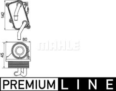 YAG SOGUTUCUSU MERCEDES M112 W202 W203 C208 C209 W211 W220 W251-MAHLE CLC24000P-A1121880401