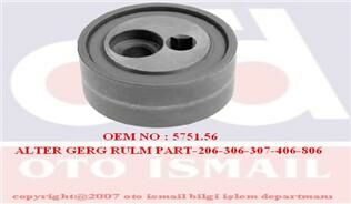 ALTERNATÖR GERGİ RULMANI PARTNER-BERLINGO-BOXER-DUCATO-P206-306-406-806-C5-JUMPER 2.0HDI-2.0JTD 99--INA-5751.56-9633315180-96333151